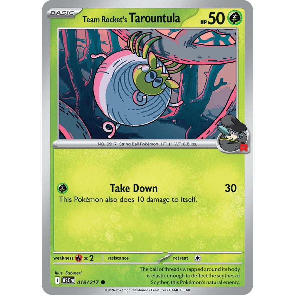 Tarountula de la Team Rocket ASC 018/217 - Énergie Inversée