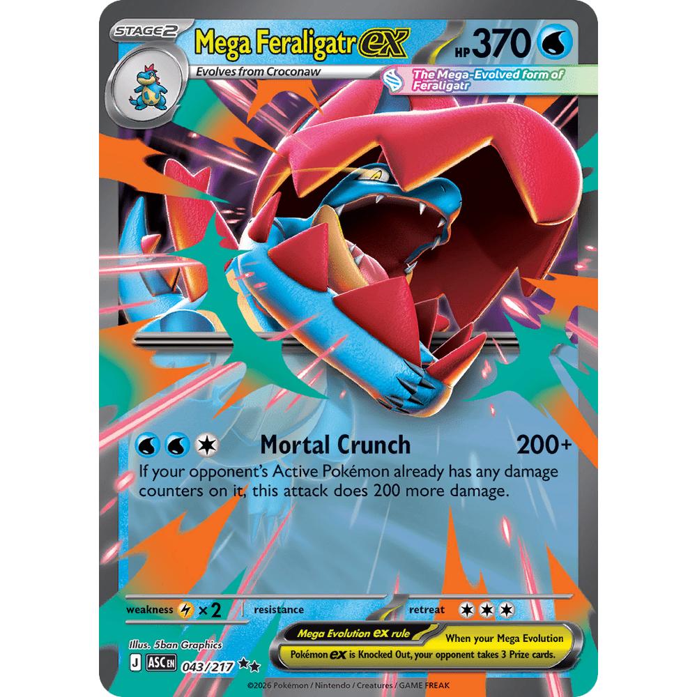 Mega Feraligatr EX ASC 043/217