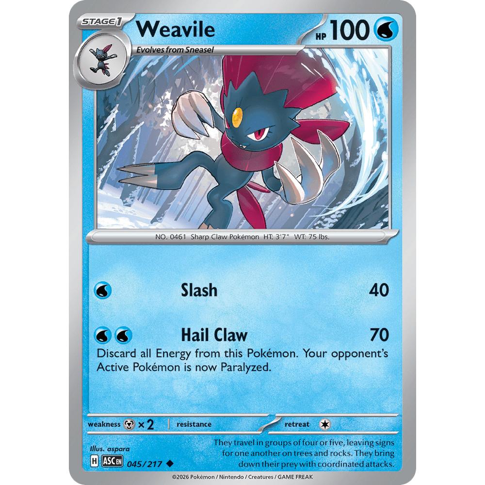 Weavile ASC 045/217 - Duskball Reverse