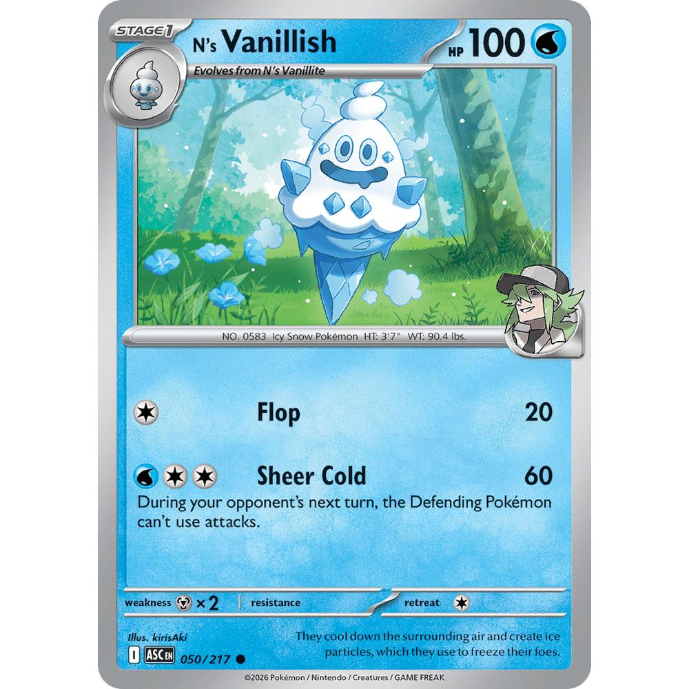 N's Vanillish ASC 050/217 - Pokeball Reverse
