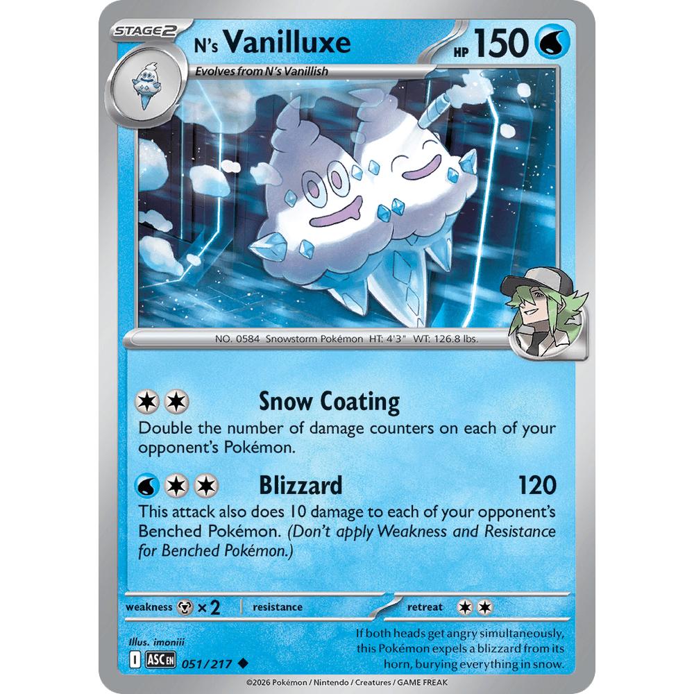Vanilluxe de N ASC 051/217 - Énergie inversée