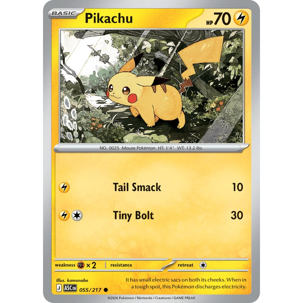 Pikachu ASC 055/217 - Filet Amical Reverse