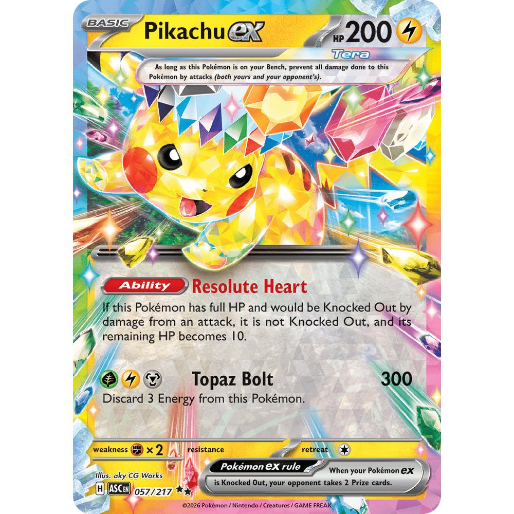 Pikachu EX ASC 057/217