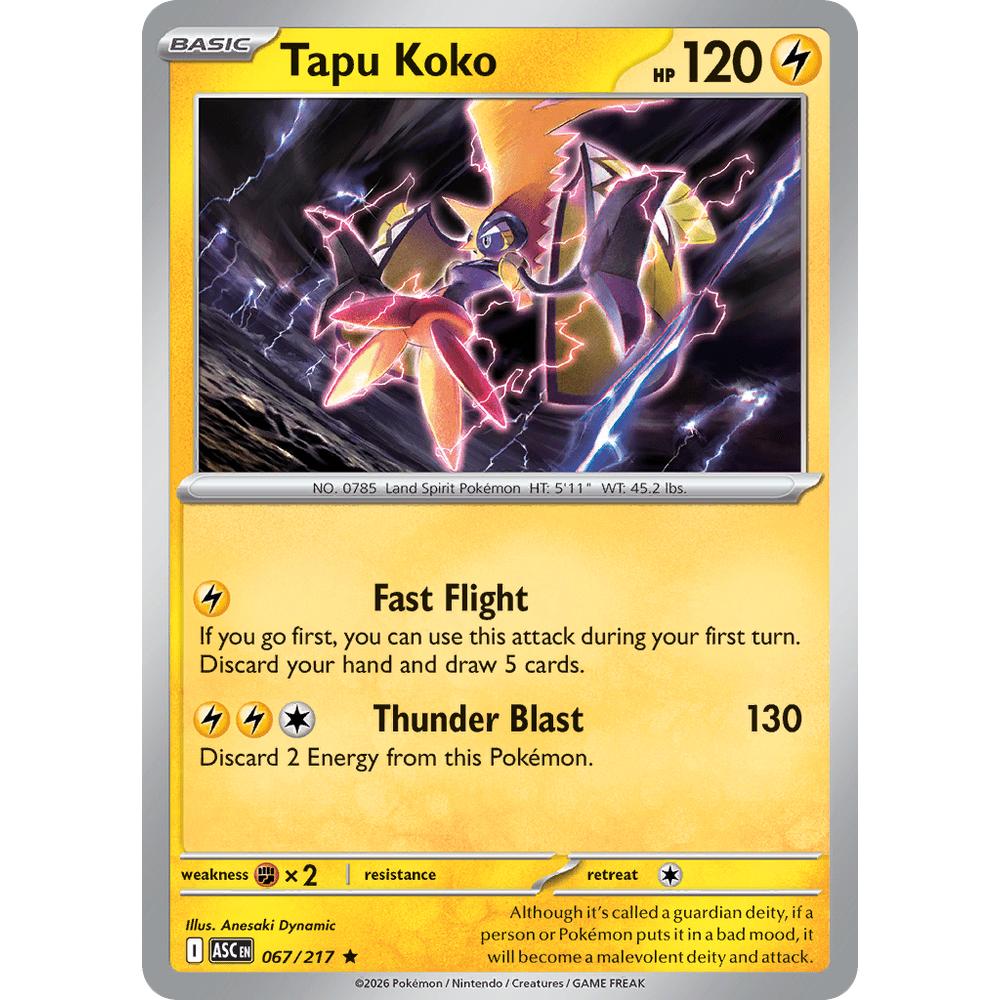 Tapu Koko ASC 067/217 - Inversion d'énergie