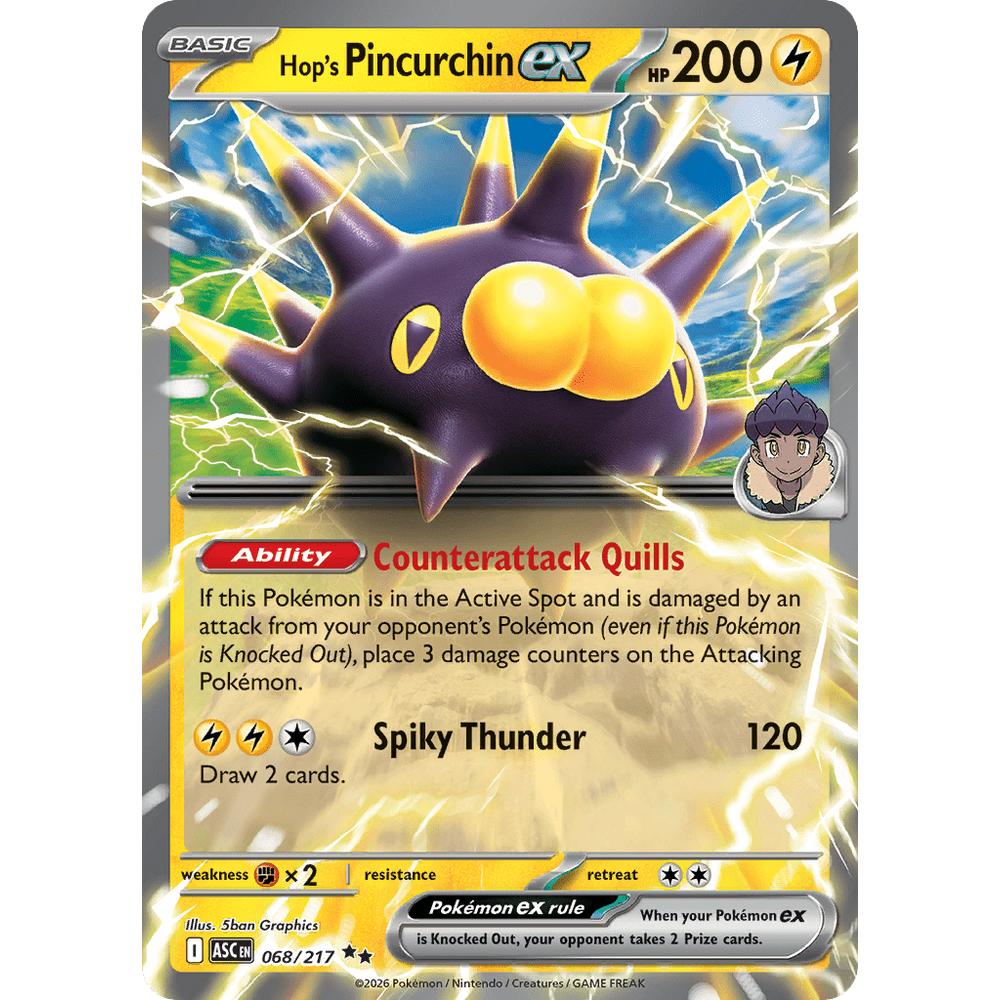 Hop's Pincurchin EX ASC 068/217