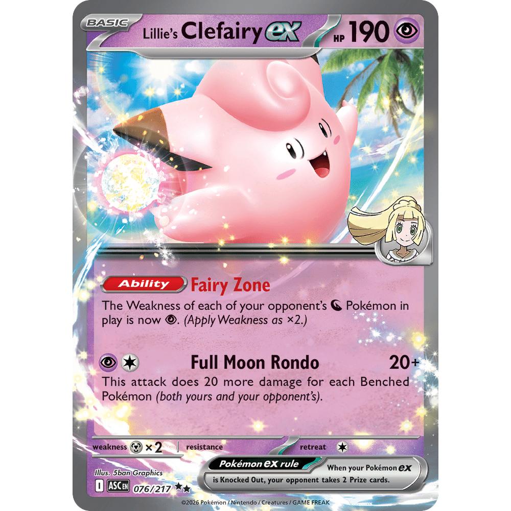 Lillie's Clefairy EX ASC 076/217