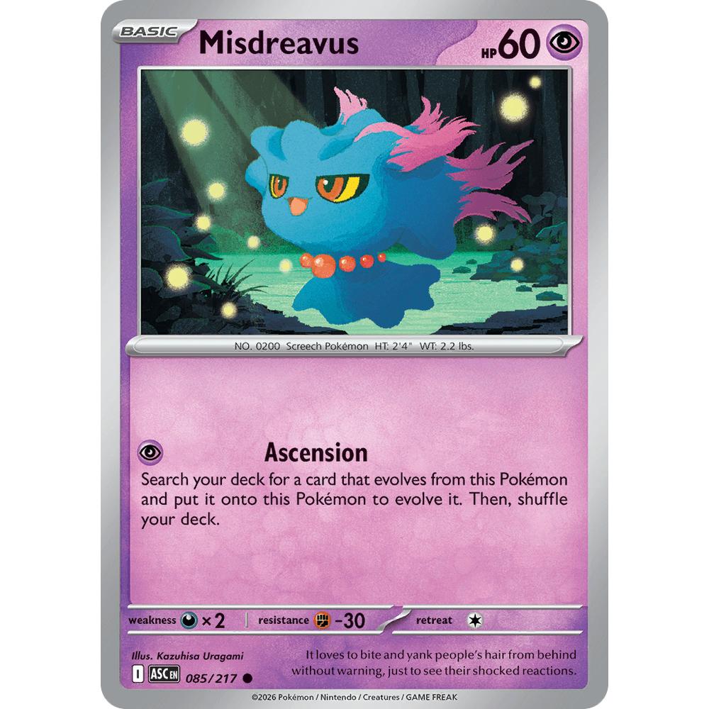 Misdreavus ASC 085/217 - Scénario Sombre Inversé