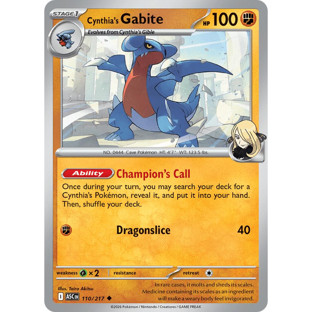 Cynthia's Gabite ASC 110/217