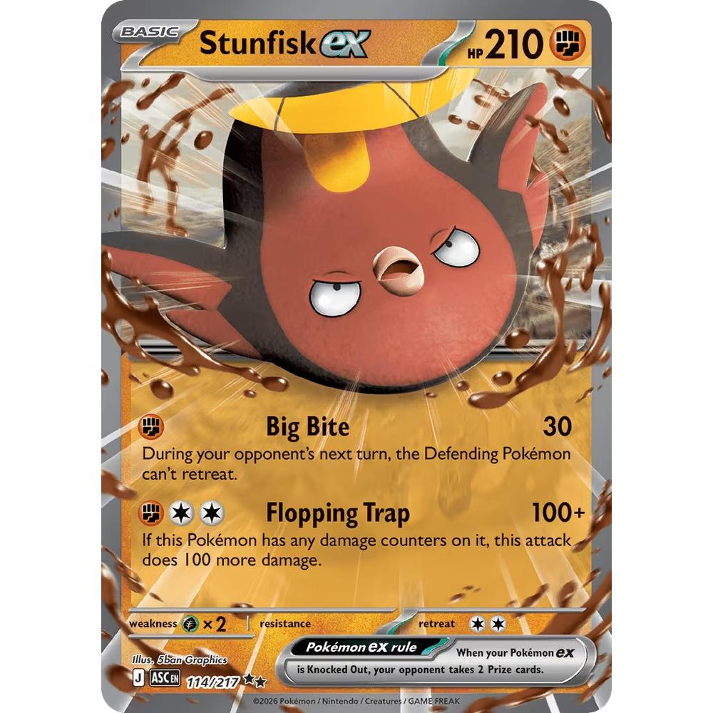 Stunfisk EX ASC 114/217