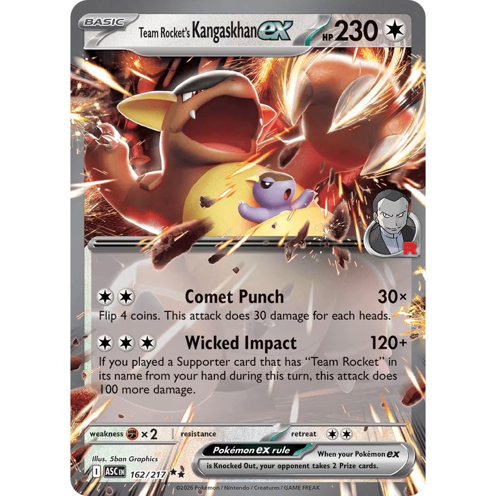 Team Rocket's Kangaskhan EX ASC 162/217