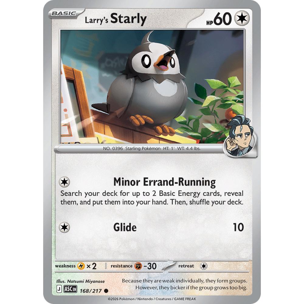 Étourmi de Larry ASC 168/217 - Poké Ball inversée