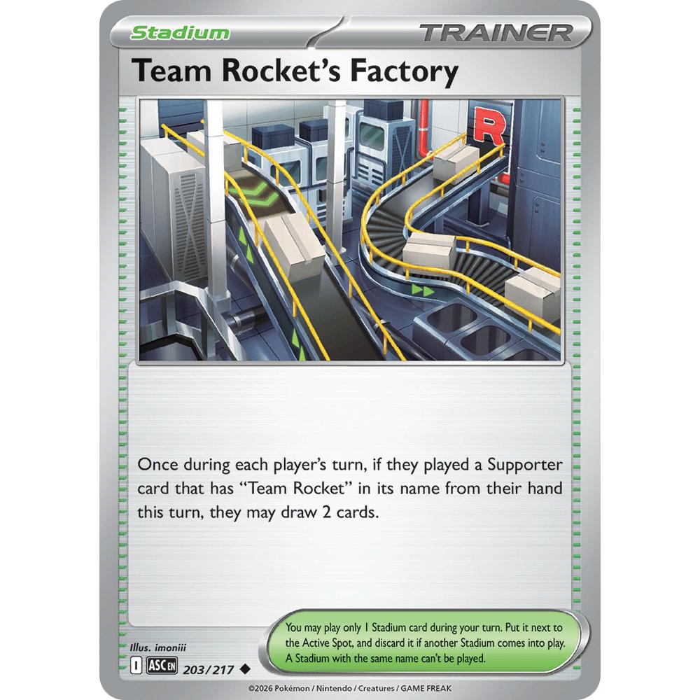 Usine de la Team Rocket ASC 203/217