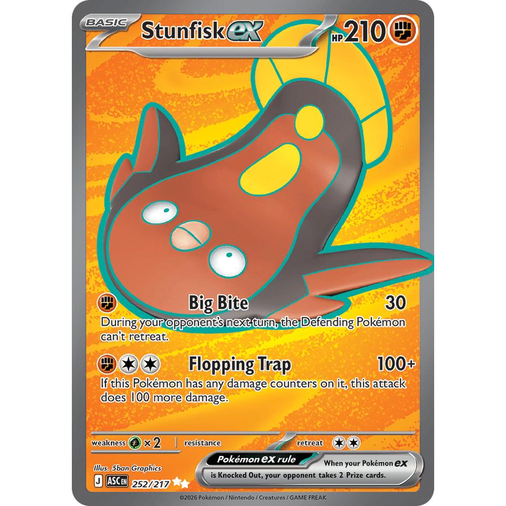 Stunfisk EX ASC 252/217 - Holo