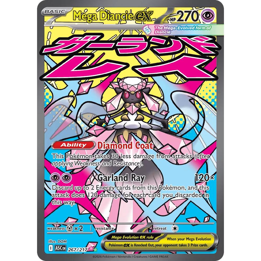 Mega Diancie EX ASC 267/217 - Holo