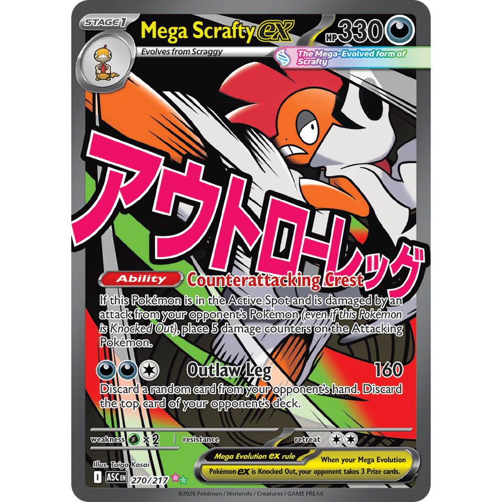 Mega Scrafty EX ASC 270/217 - Holo