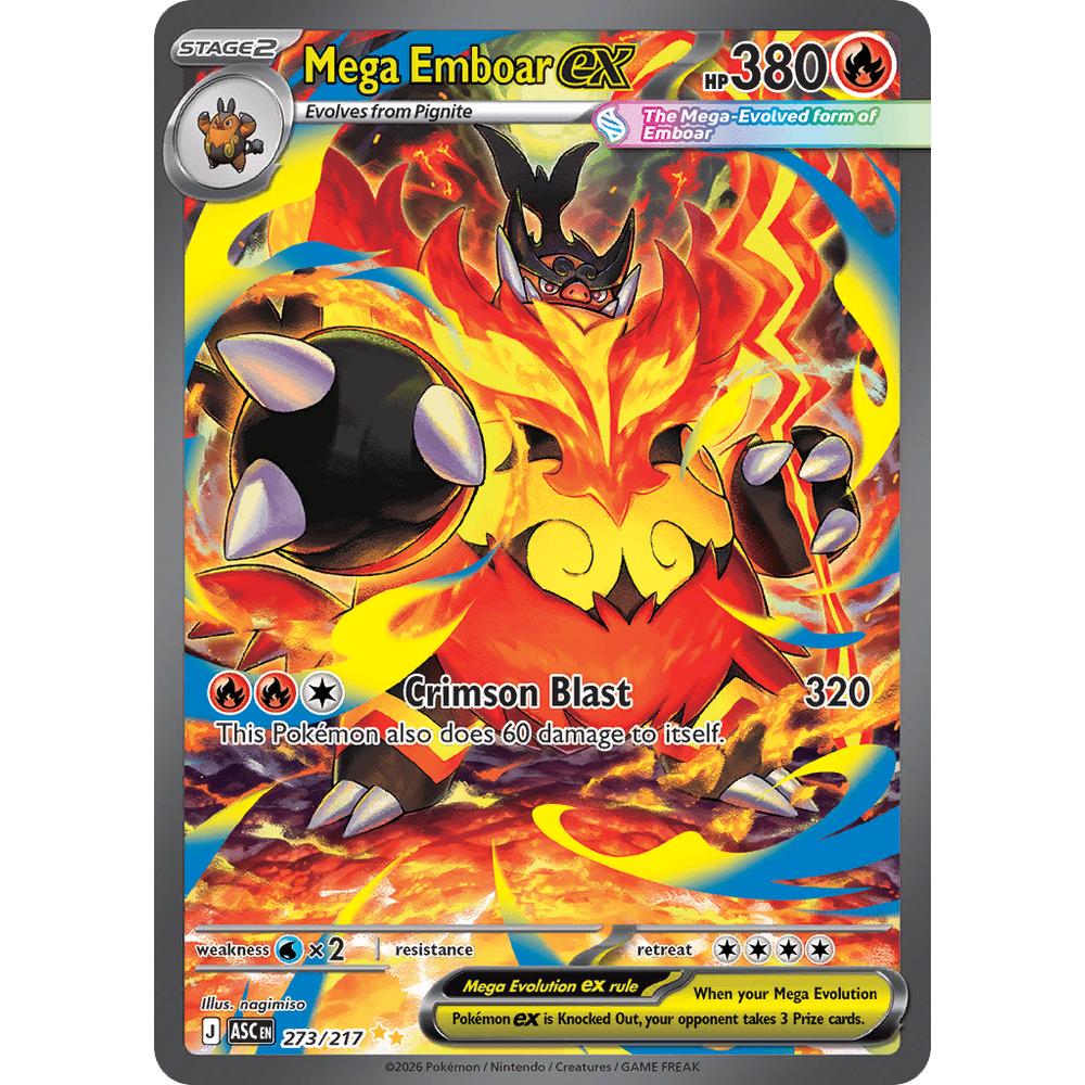 Mega Emboar EX ASC 273/217 - Holo