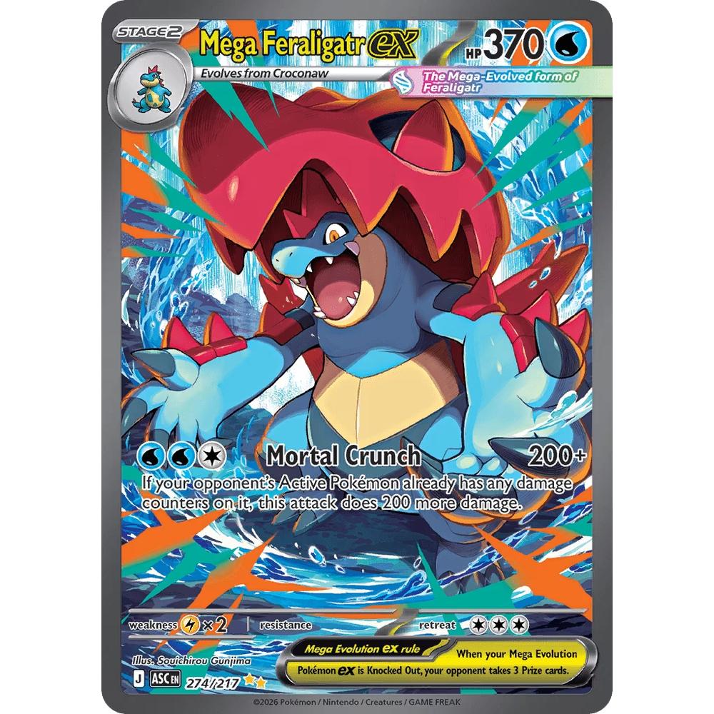 Mega Feraligatr EX ASC 274/217 - Holo