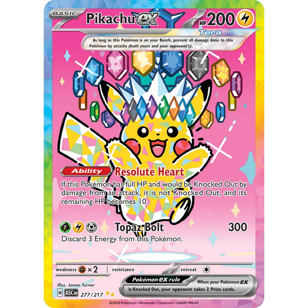 Pikachu EX ASC 277/217 - Holo