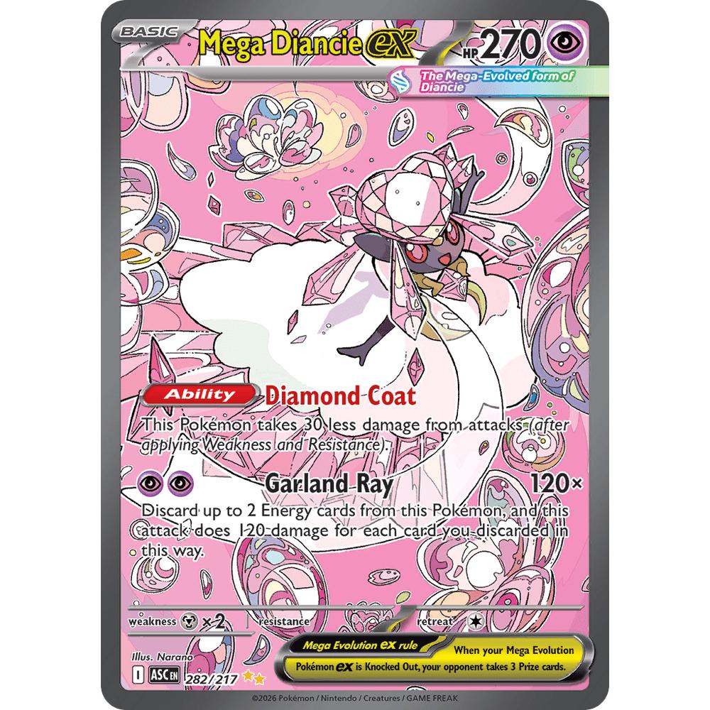 Mega Diancie EX ASC 282/217 - Holo