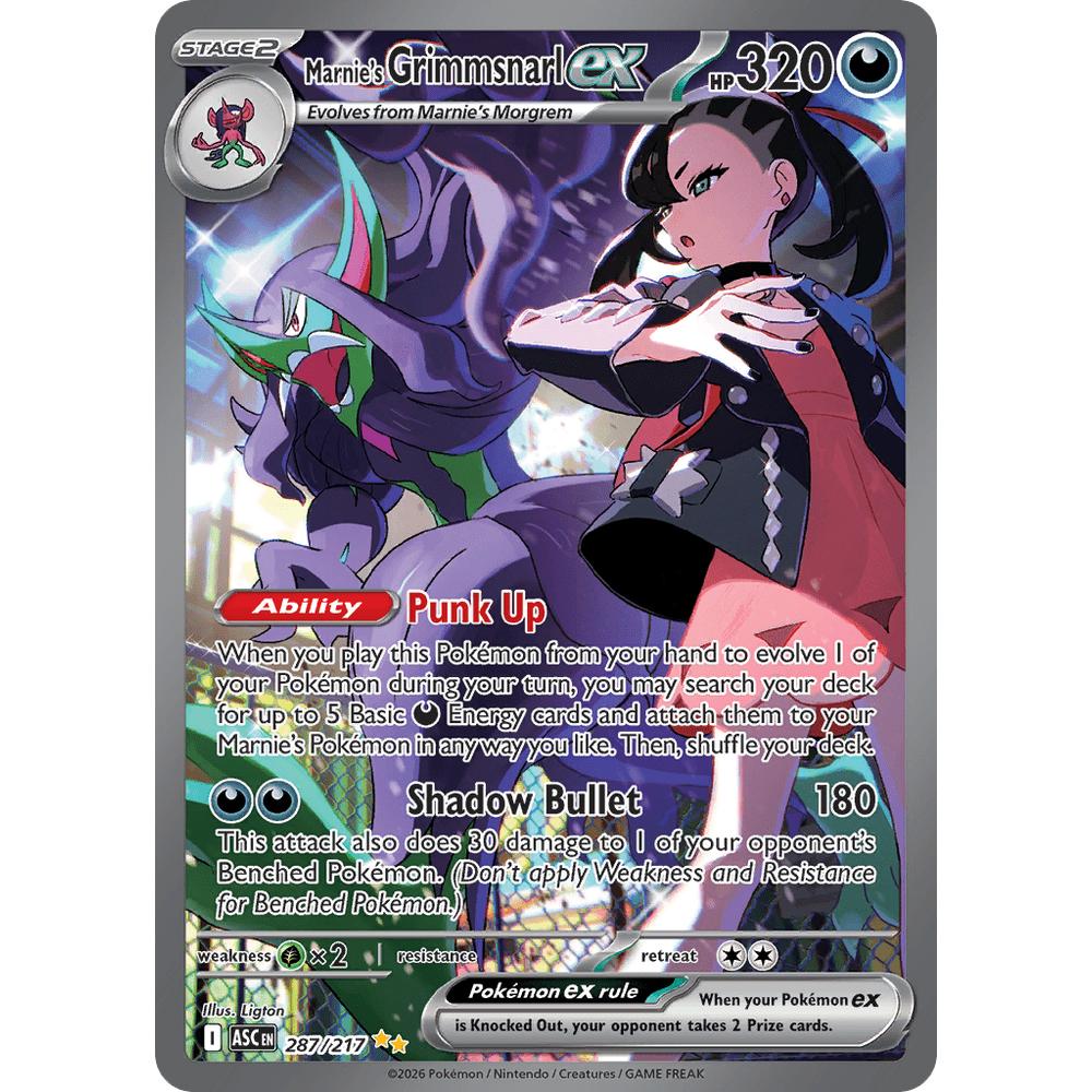 Marnie's Grimmsnarl EX ASC 287/217 - Holo