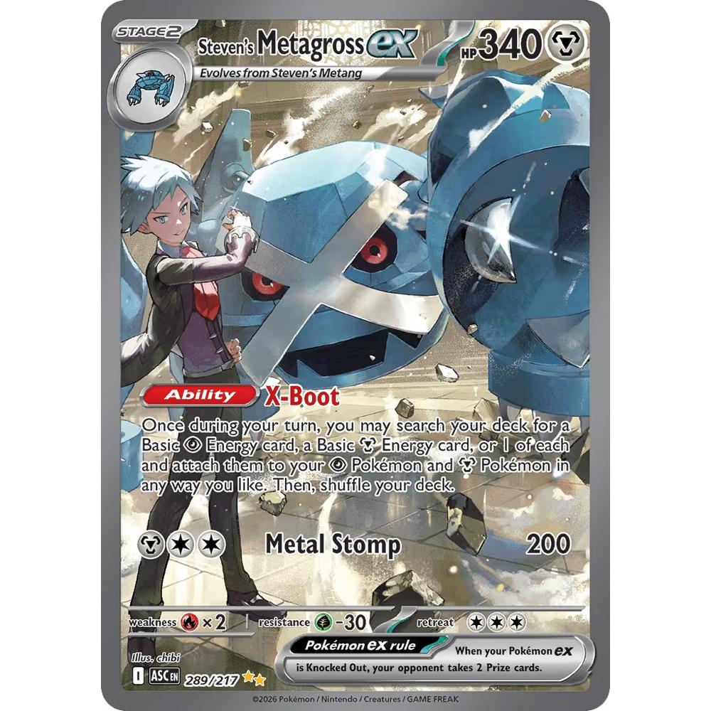 Steven's Metagross EX ASC 289/217 - Holo