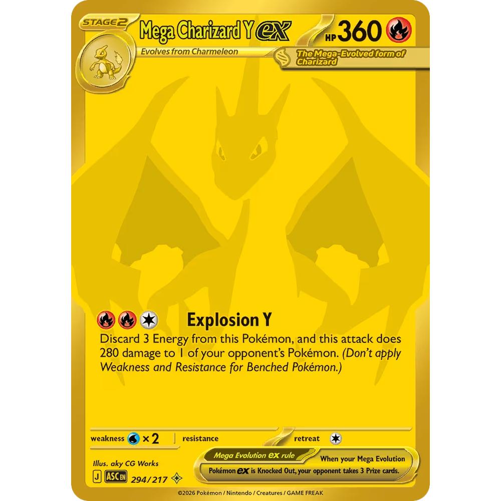 Méga Dracaufeu Y EX ASC 294/217 - Holo