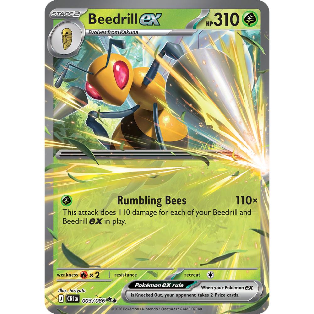 Beedrill ex CRI 003/086 - Holo