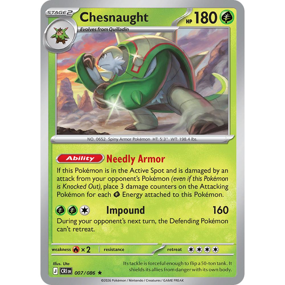 Chesnaught CRI 007/086 - Holo