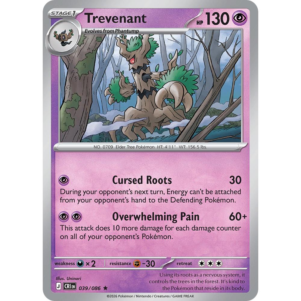 Trevenant CRI 039/086 - Holo