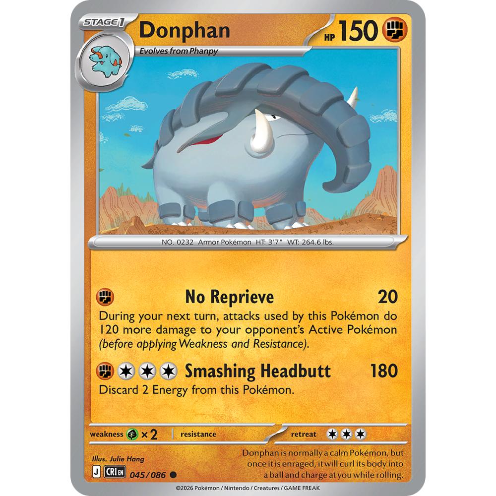 Donphan CRI 045/086 - Reverse Holo