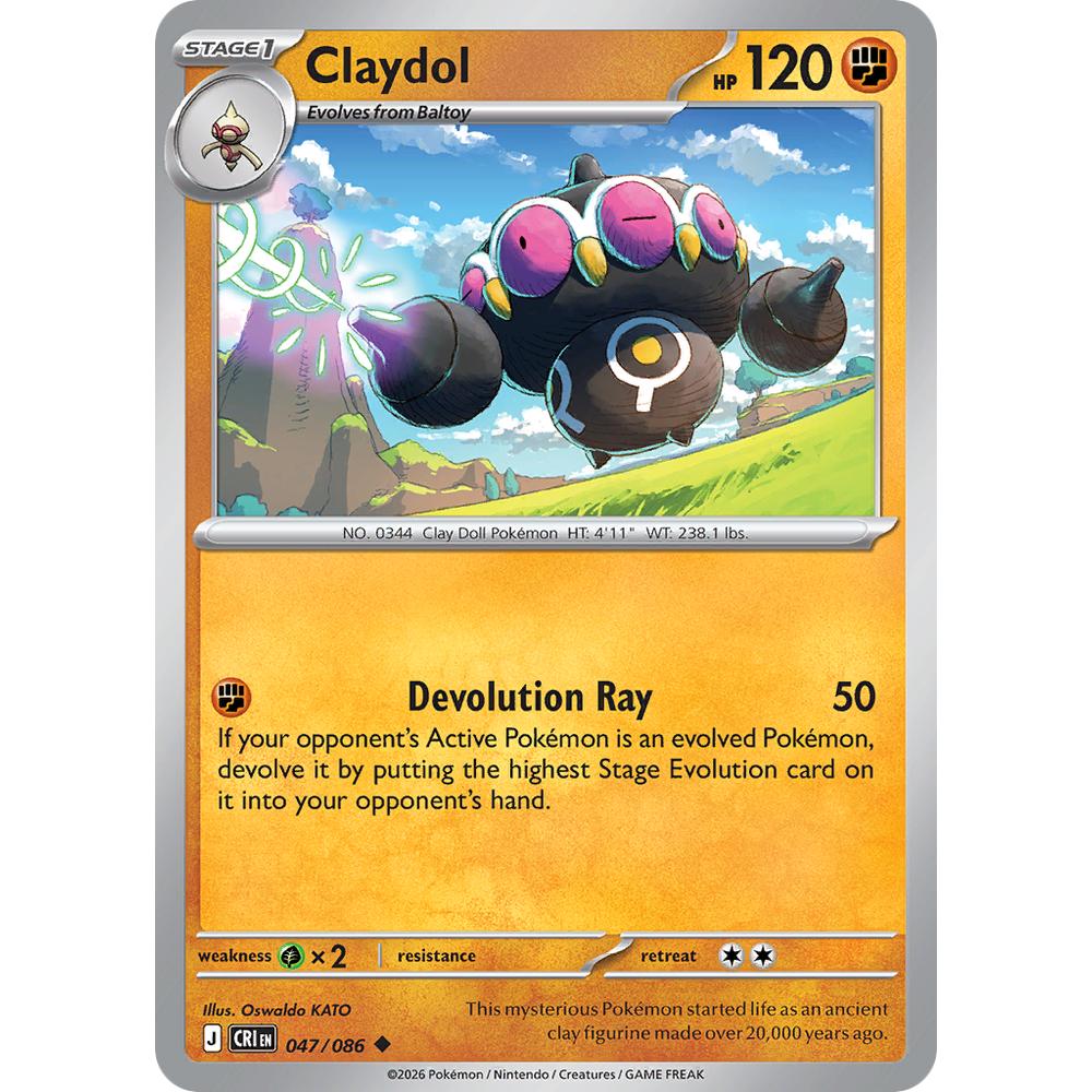 Claydol CRI 047/086 - Reverse Holo