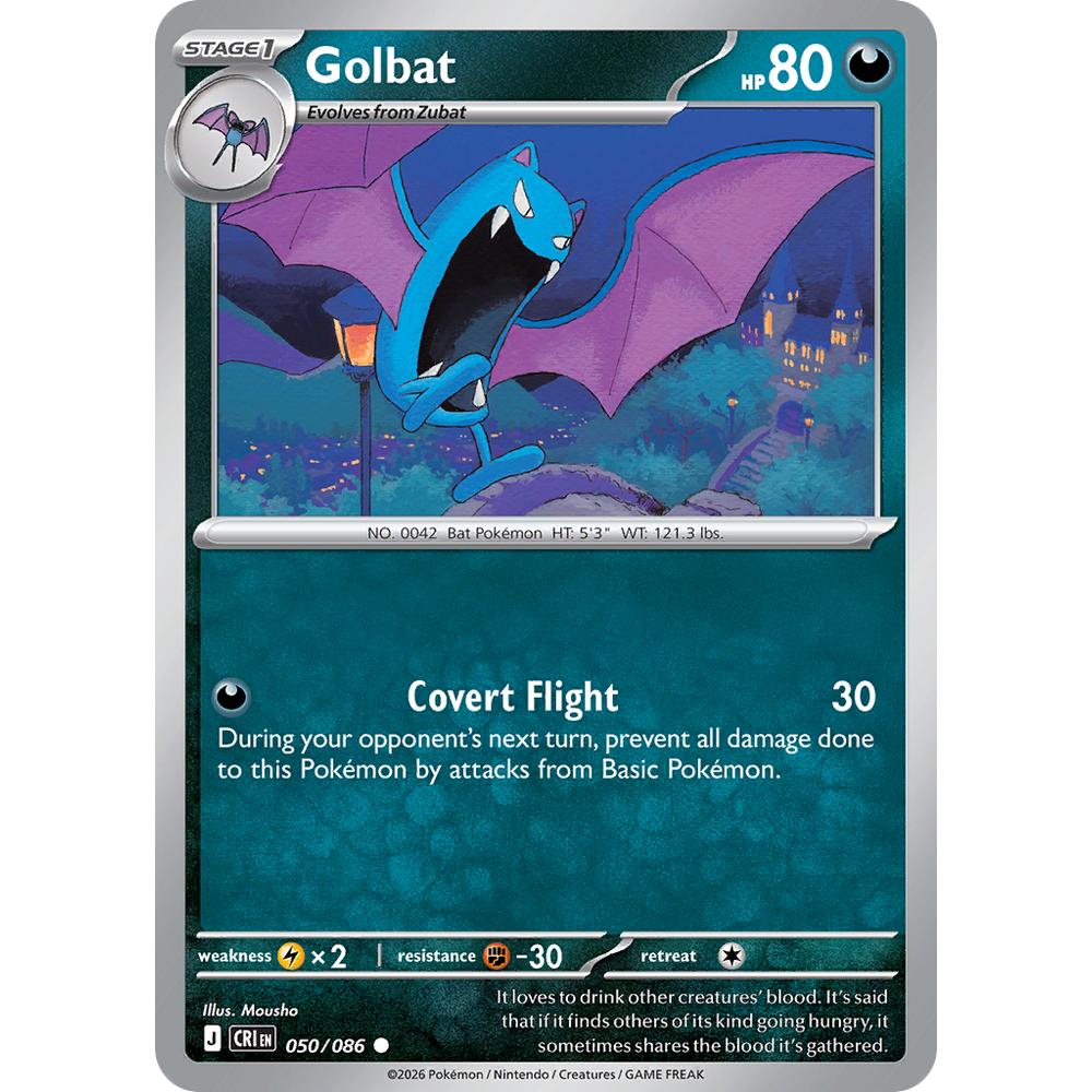 Golbat CRI 050/086 - Reverse Holo