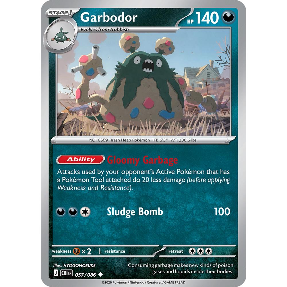 Garbodor CRI 057/086 - Reverse Holo