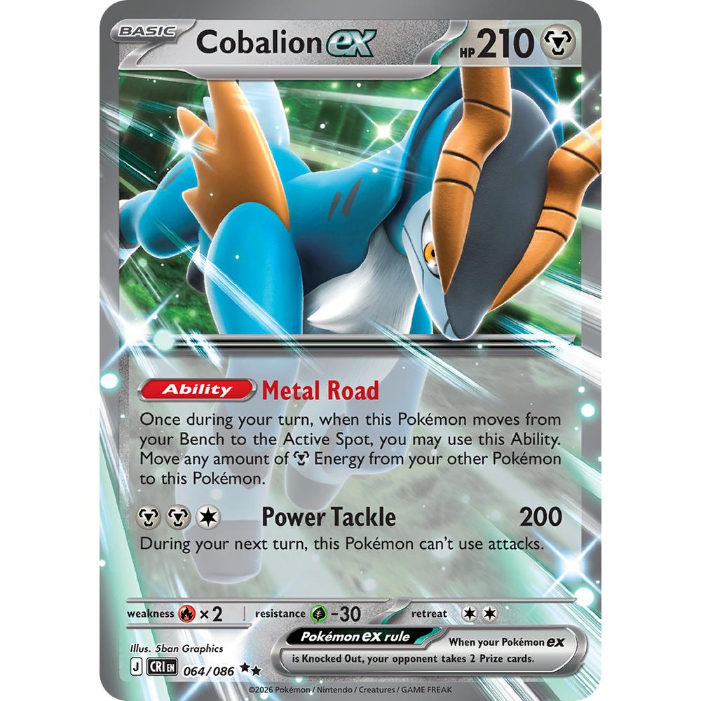 Cobalion ex CRI 064/086 - Holo