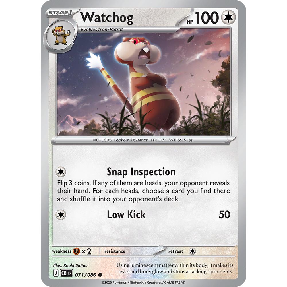 Watchog CRI 071/086 - Reverse Holo