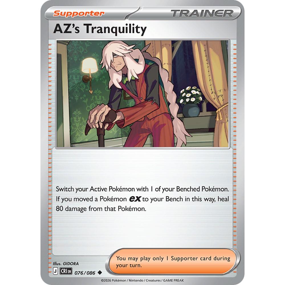 AZ's Tranquility CRI 076/086 - Reverse Holo
