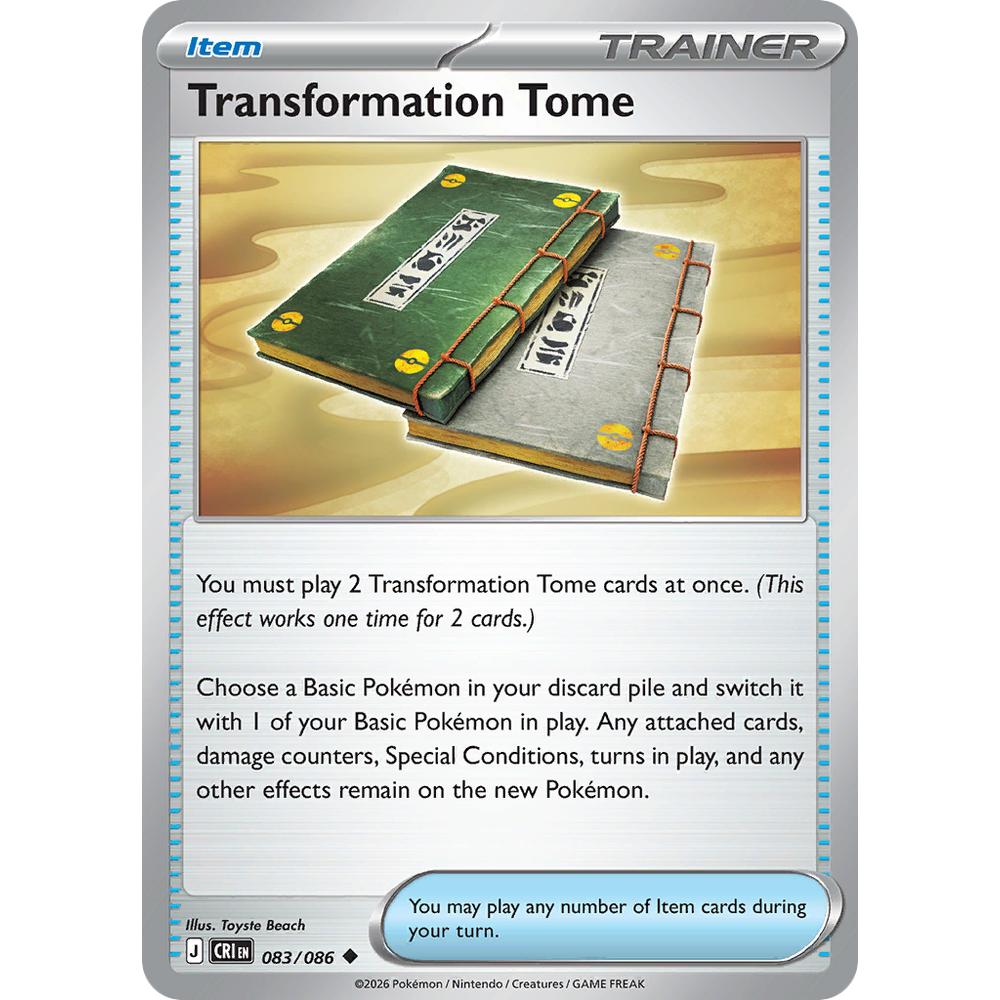Transformation Tome CRI 083/086