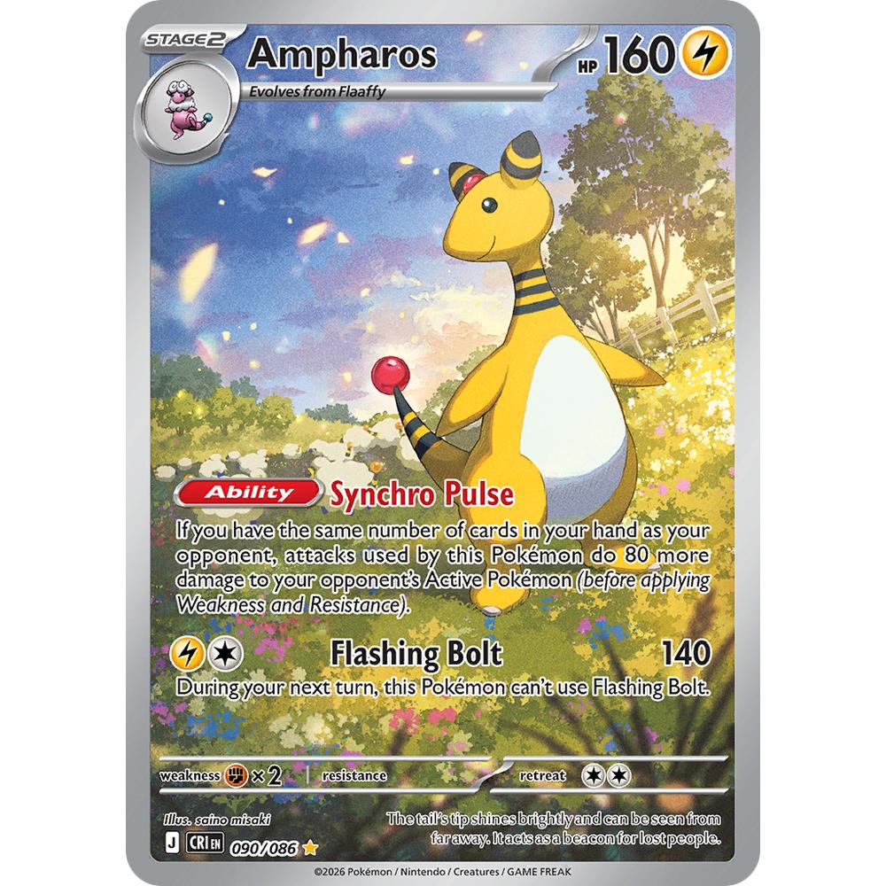 Ampharos CRI 090/086 - Holo