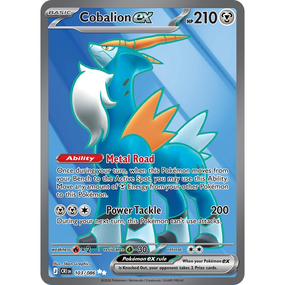 Cobalion ex CRI 103/086 - Holo