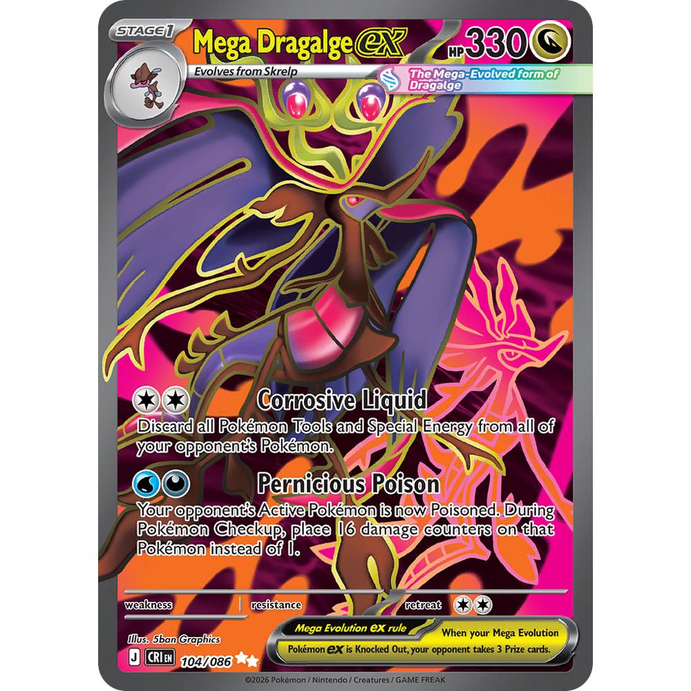 Mega Dragalge ex CRI 104/086 - Holo