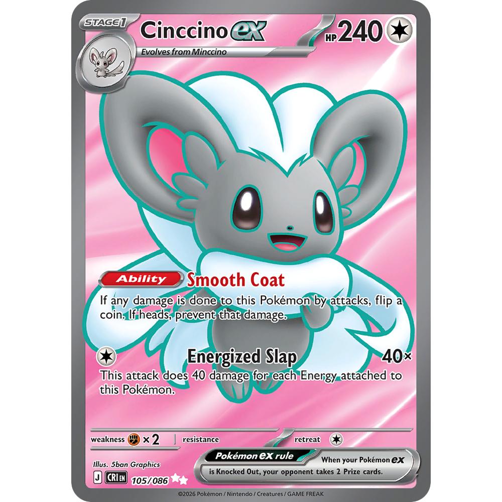 Cinccino ex CRI 105/086 - Holo