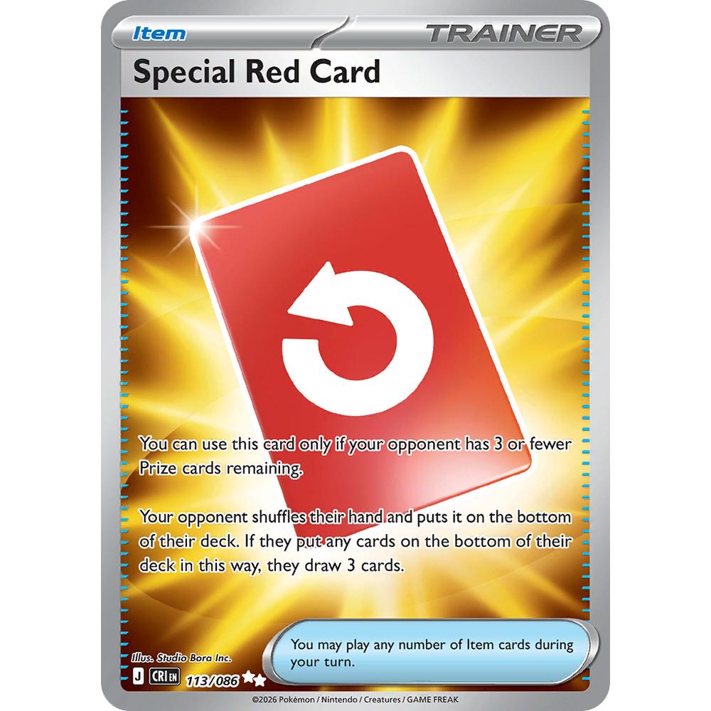 Special Red Card CRI 113/086 - Holo