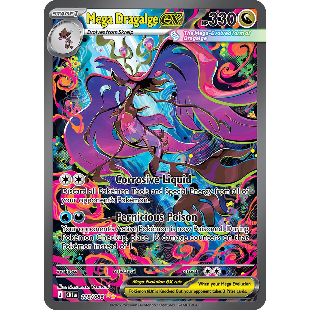 Mega Dragalge ex CRI 118/086 - Holo