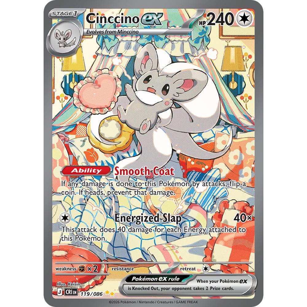 Cinccino ex CRI 119/086 - Holo