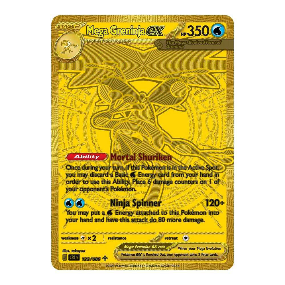 Mega Greninja ex CRI 122/086 - Holo