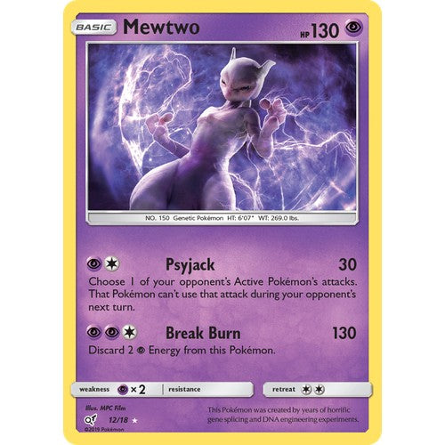 Mewtwo DET 12/18 - Holo