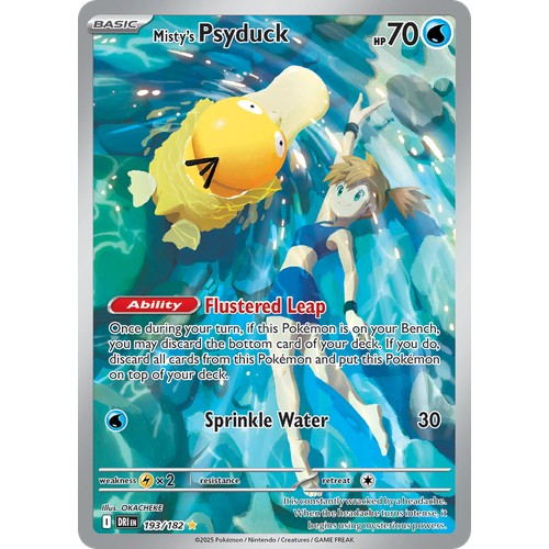 Misty's Psyduck DRI 193/182 - Holo