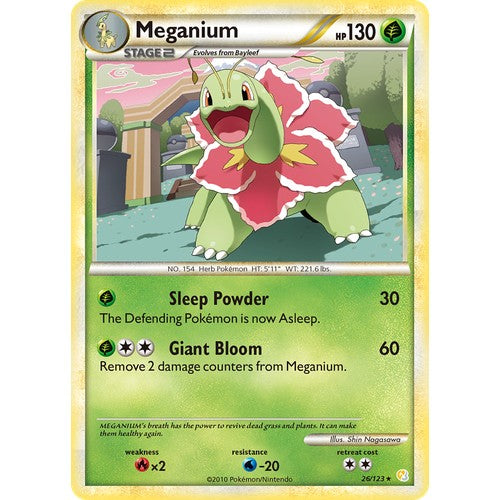 Meganium HGSS1 26/123