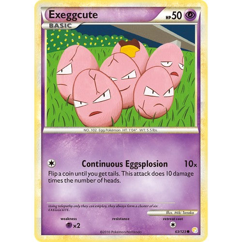 Exeggcute HGSS1 63/123