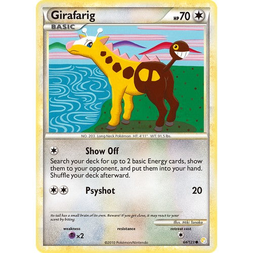 Girafarig HGSS1 64/123 - Reverse Holo